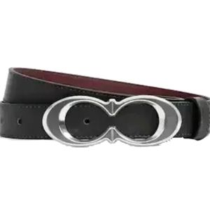 Coach Belt - Black leather